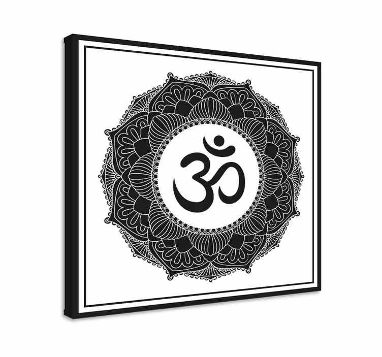 Tableau bouddha mandala om - TenStickers