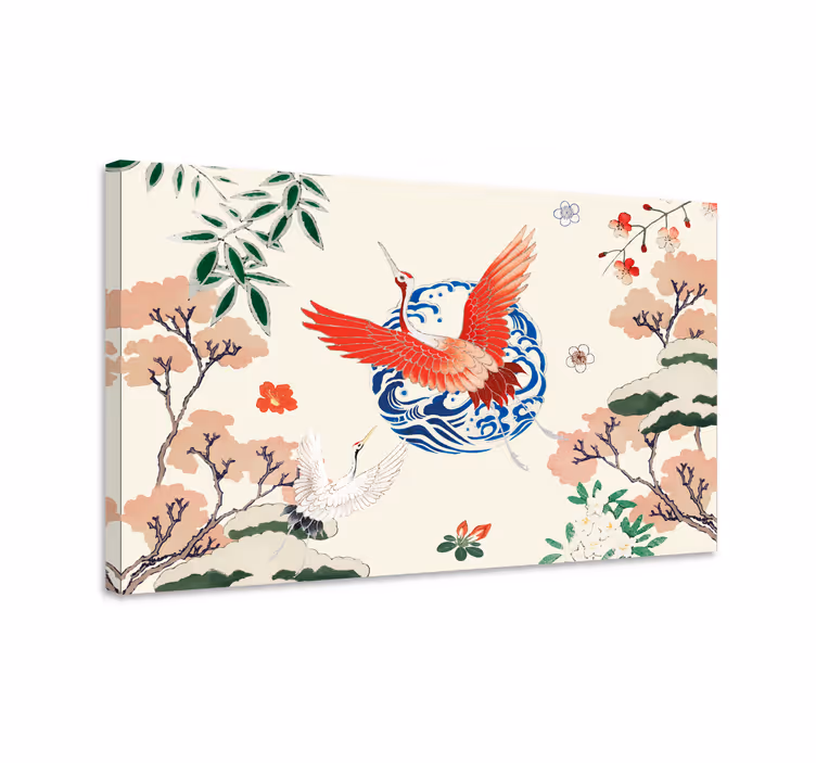 Tableau vintage Chinoiserie - TenStickers