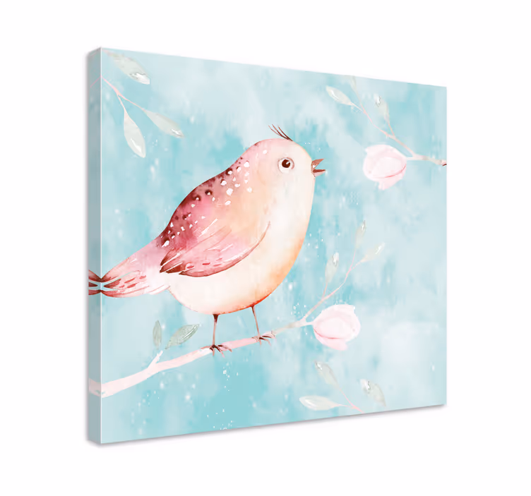 Tableau oiseaux oiseau chantant - TenStickers