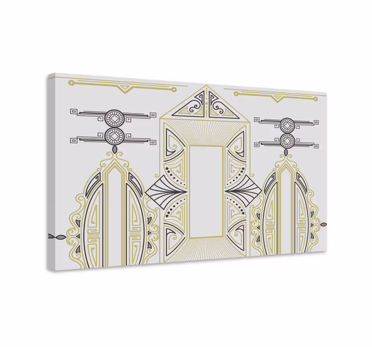 Tableau moderne disposition des formes géométriques - TenStickers