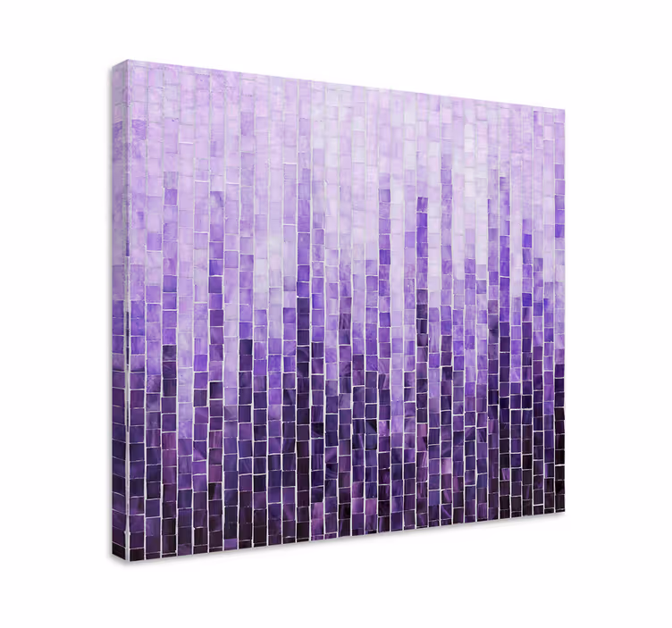 Tableau moderne sticker de carreaux à effet ombré - TenStickers