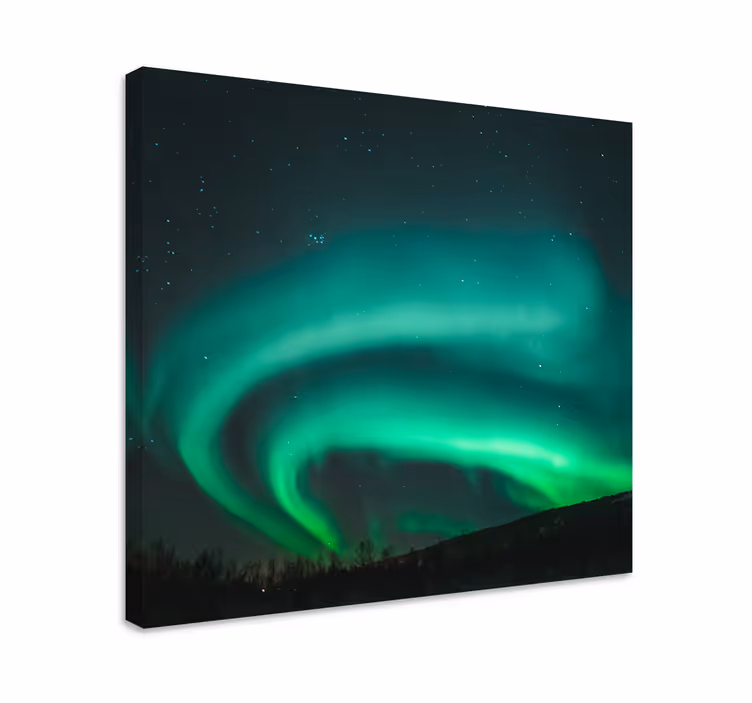 Tableau paysages vitrine des aurores boréales - TenStickers