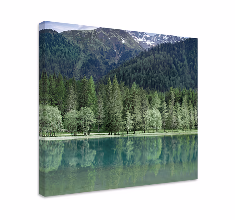 Tableau paysages reflet serein des montagnes - TenStickers