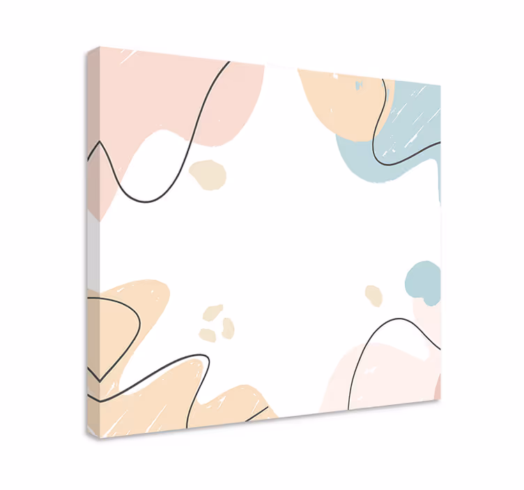 Tableau fruits formes fruitées abstraites - TenStickers