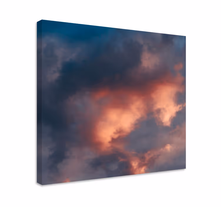 Tableau paysages motifs nuageux dramatiques - TenStickers