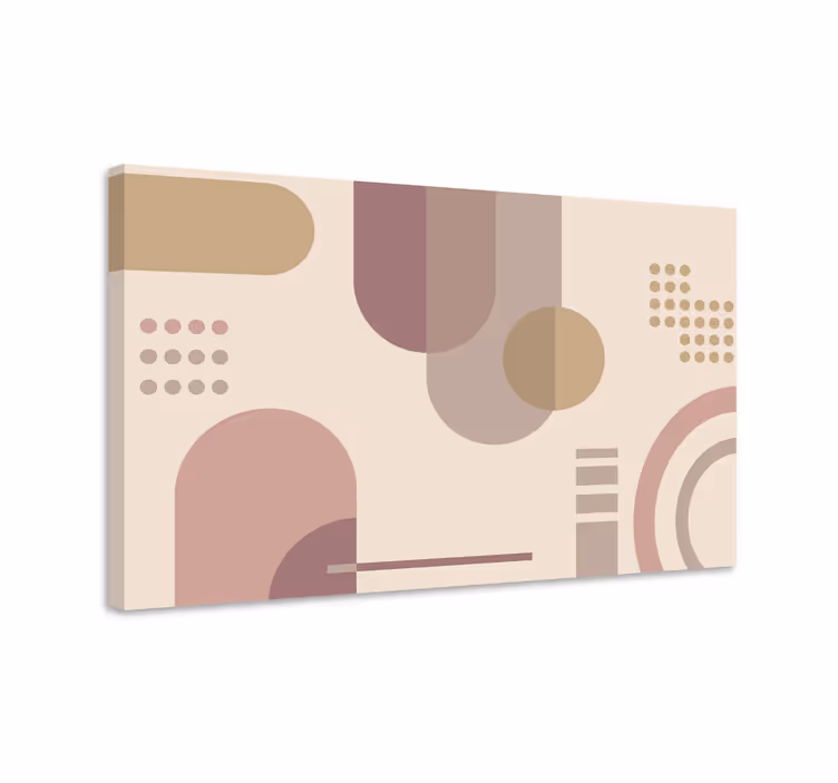 Tableau moderne formes abstraites géométriques - TenStickers