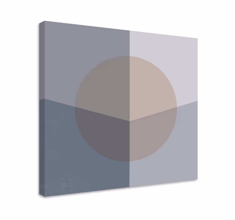 Tableau géométrique composition de cercles abstraits - TenStickers