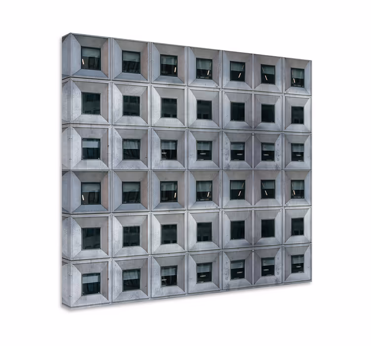 Tableau style architecture béton brutaliste - TenStickers