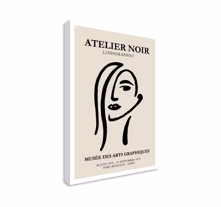 Tableau exposition lithographie art - TenStickers