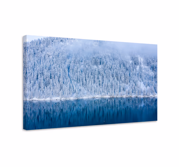 Tableaux Paysage Lac Suisse Alpes - TenStickers
