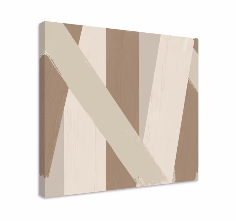 Tableau moderne couleurs sable - TenStickers
