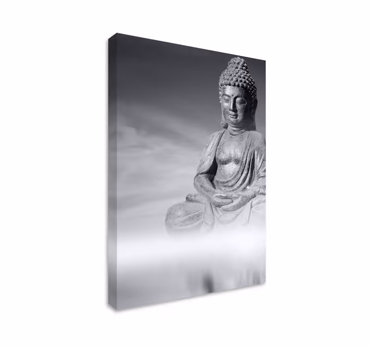 Tableau représentant une statue de Bouddha - TenStickers