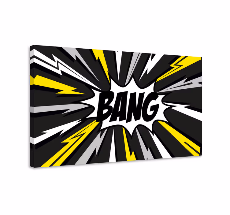 Tableau bulle de BD Bang ! - TenStickers