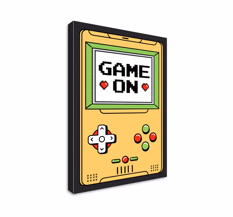 Tableau console jeux vidéo rétro - TenStickers