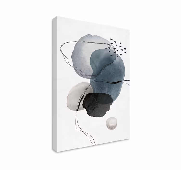 Tableau art formes abstraites - TenStickers