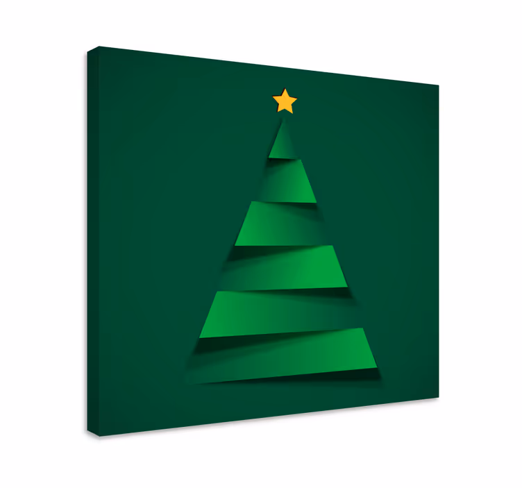 Tableau sapin de noël moderne - TenStickers