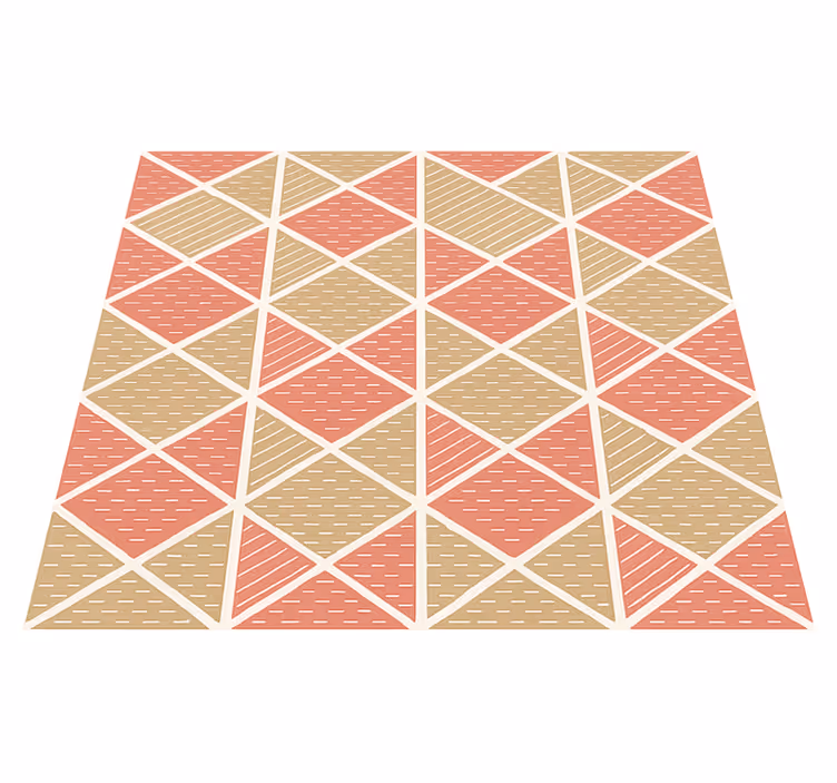 Tapis vinyle salle a manger style graphique scandinave - TenStickers