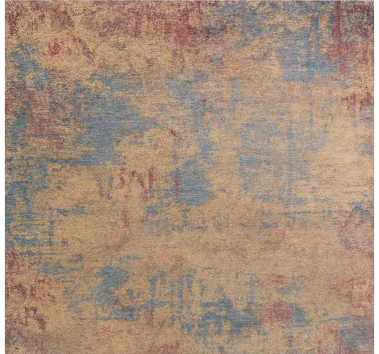 Tapis vinyle salle a manger motif oriental vieilli - TenStickers