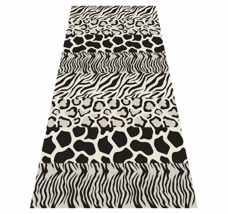 Tapis vinyle animal quatre designs différents - TenStickers