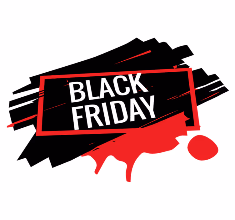 Tapis vinyle black friday autocollant moderne black friday - TenStickers