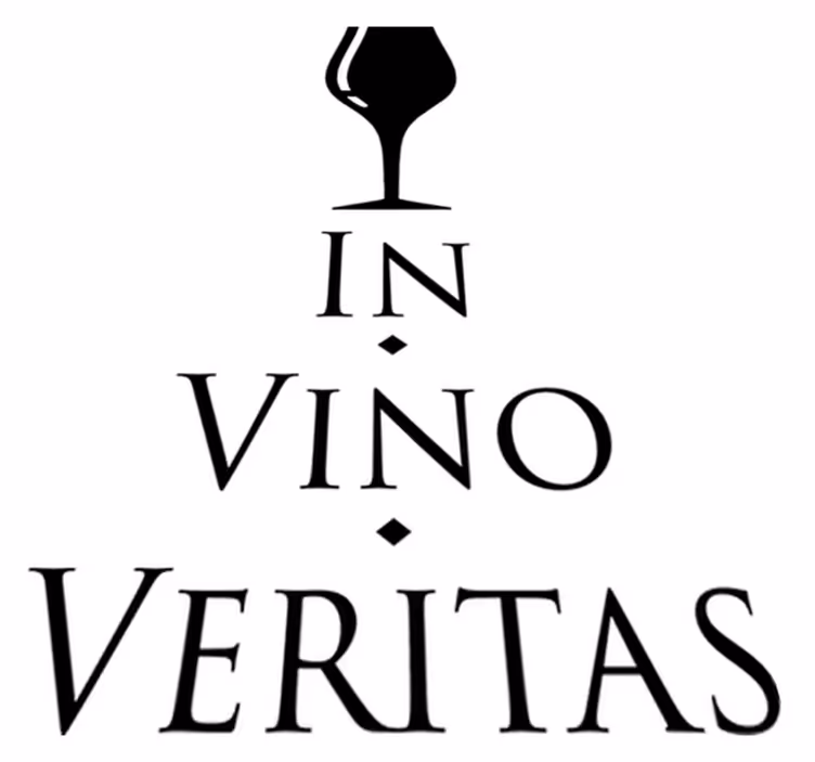 Tapis vinyle cuisine la vérité est dans le vin - TenStickers