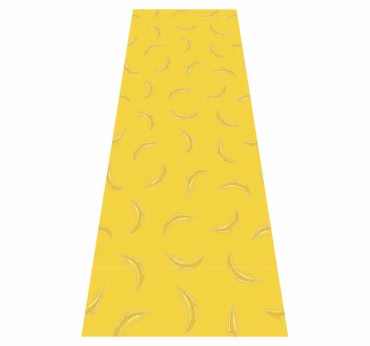 Tapis vinyle cuisine jaunes pantone bananas - TenStickers
