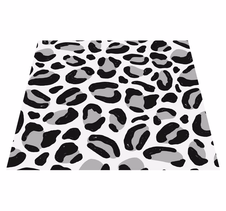 Tapis vinyle animal fourrure de léopard - TenStickers