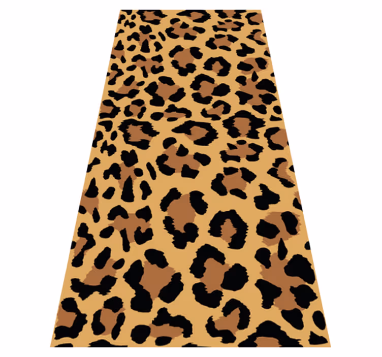 Tapis vinyle animal imprimé panthère - TenStickers
