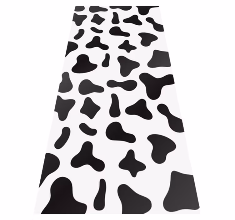 Tapis vinyle animal motif vache - TenStickers