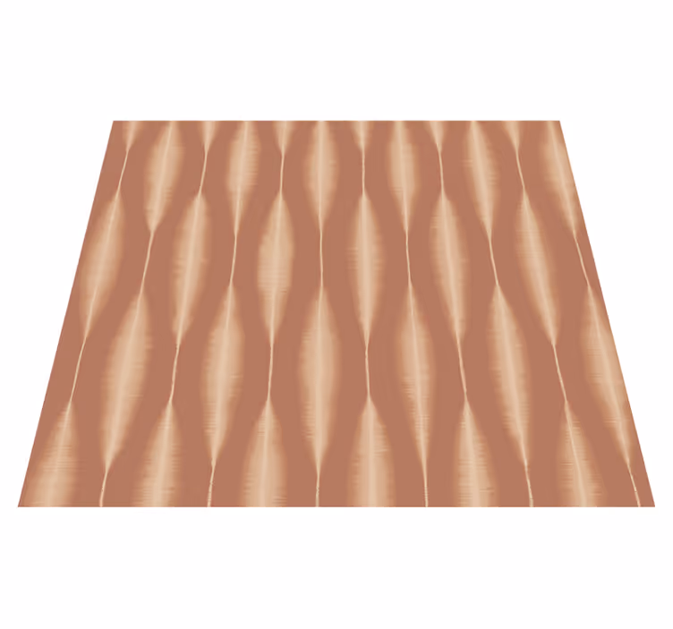 Tapis vinyle géométrique ikat kasuri mousse mocha - TenStickers