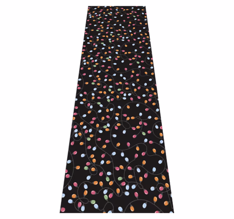 Tapis vinyle noël décorations de noël lumineuses - TenStickers
