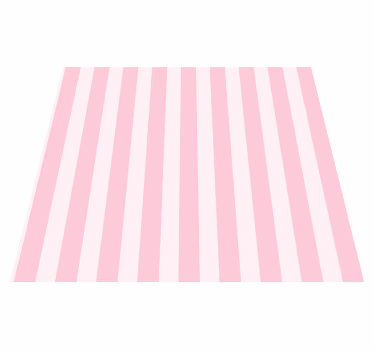 Tapis vinyle chambre rayures roses intérieures - TenStickers
