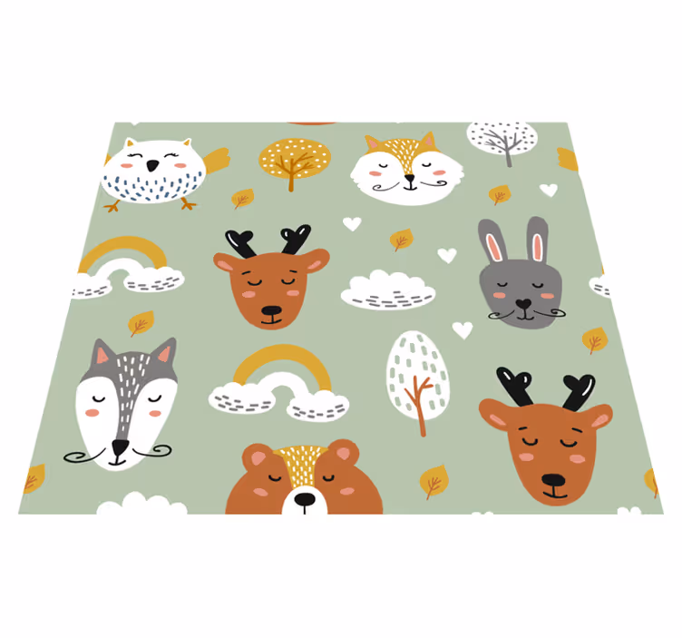 Tapis vinyle autres tapis montagnes nordiques - TenStickers