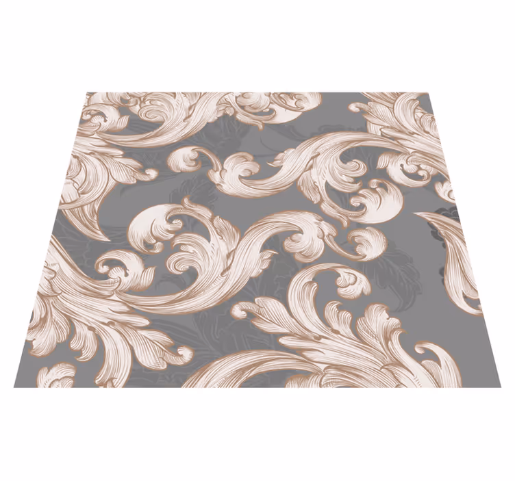 Tapis vinyle chambre élégante grise - TenStickers
