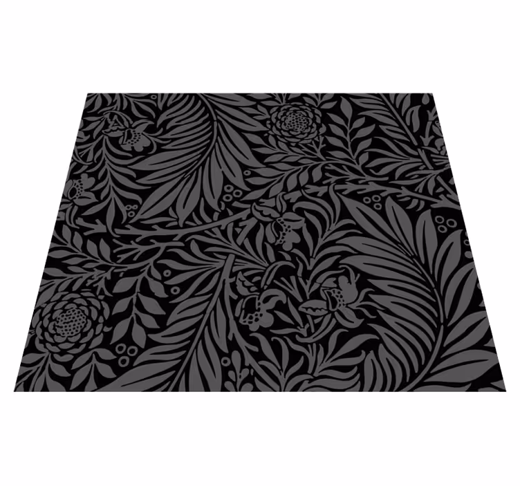 Tapis vinyle chambre motifs abstraits halloween - TenStickers