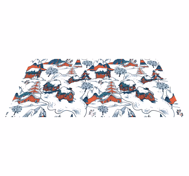 Tapis vinyle nature montagnes polonaises - TenStickers