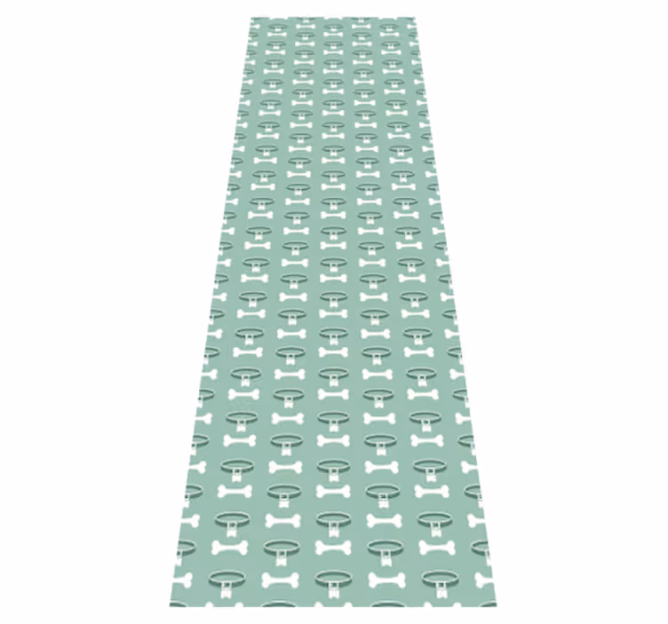 Tapis vinyle chambre motif chien éclatant - TenStickers