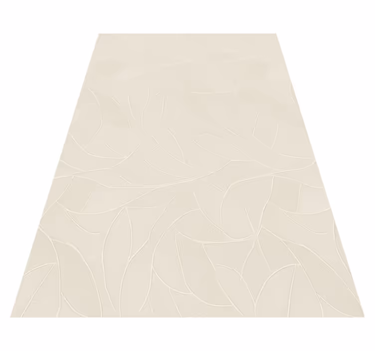 Tapis vinyle chambre design floral pâle - TenStickers