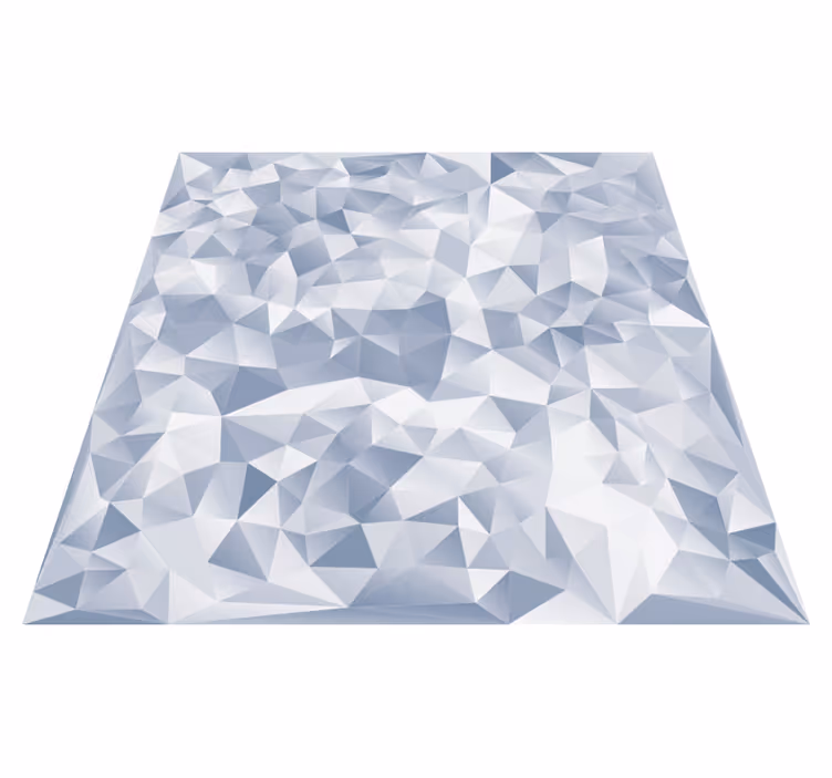 Tapis vinyle géométrique formes irrégulières - TenStickers