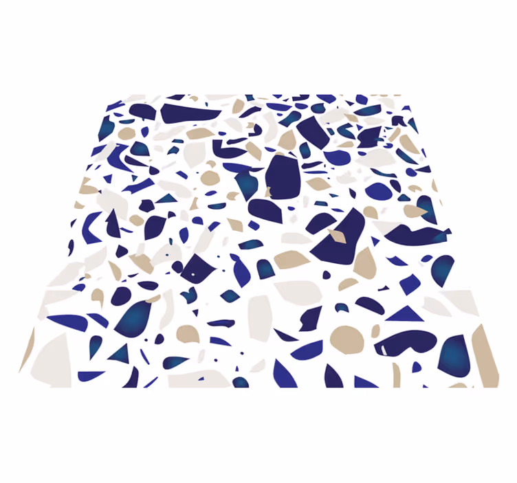 Tapis vinyle salle de bain imitation marbre - TenStickers