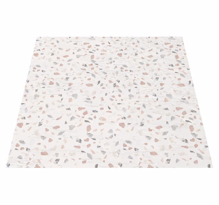 Tapis vinyle cuisine texture terrazzo - TenStickers