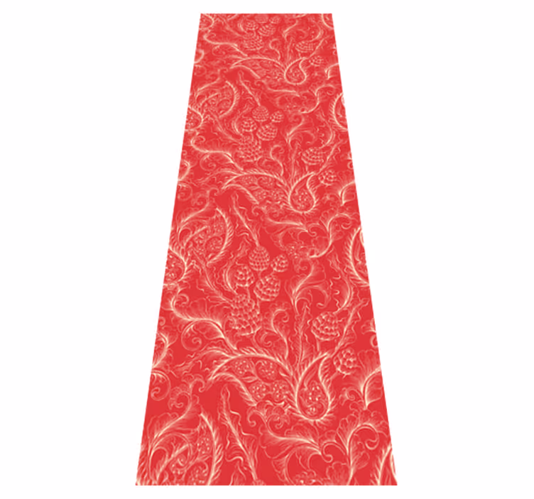 Tapis vinyle cuisine illustration paisley - TenStickers