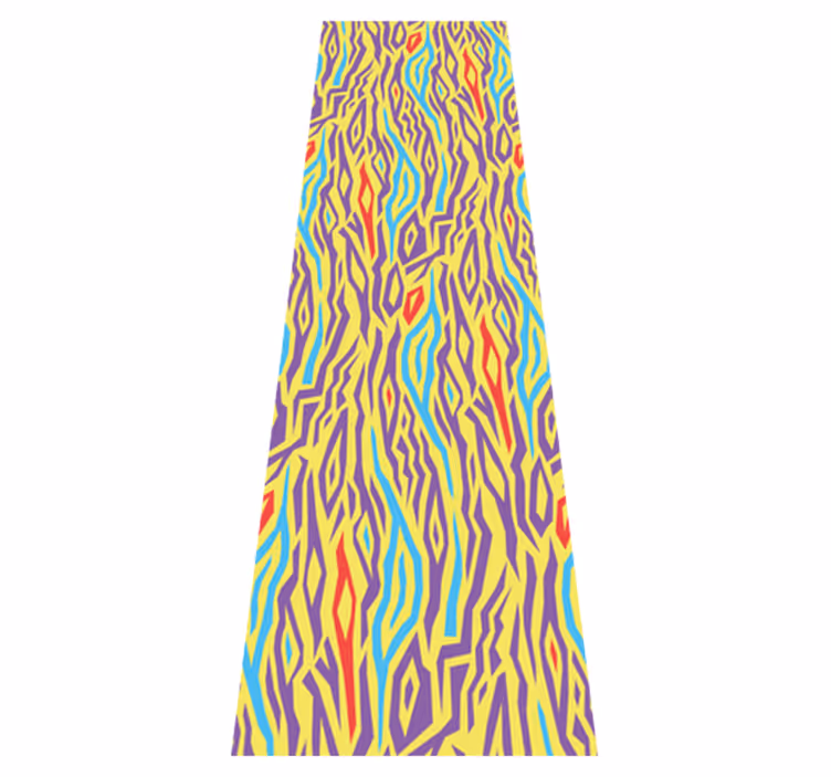 Tapis vinyle cuisine imprimé zèbre vintage - TenStickers