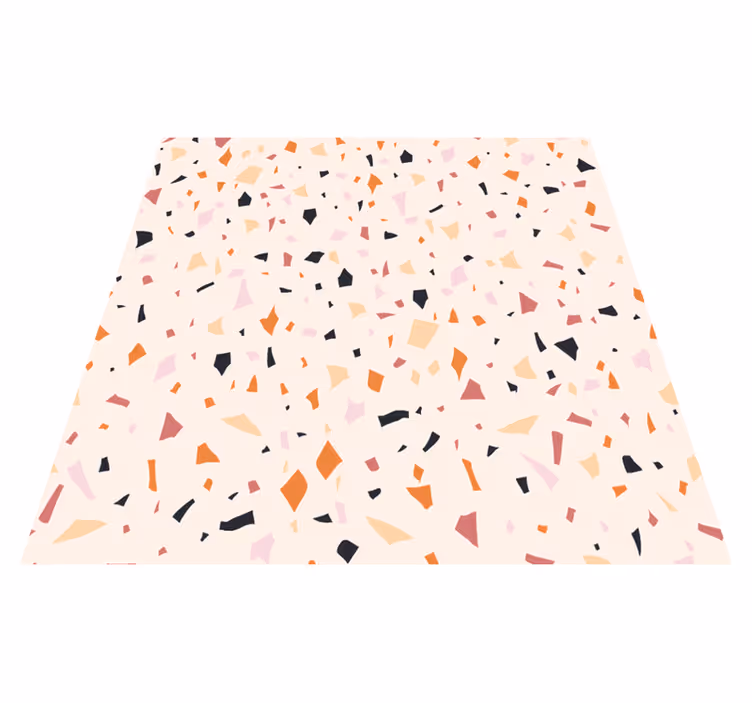 Tapis vinyle cuisine en terrazzo gris - TenStickers