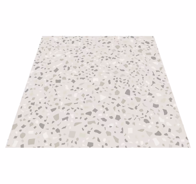Tapis vinyle cuisine terrazzo gris - TenStickers