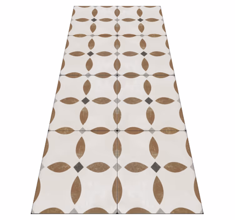 Tapis vinyle cuisine carreaux de style romain - TenStickers