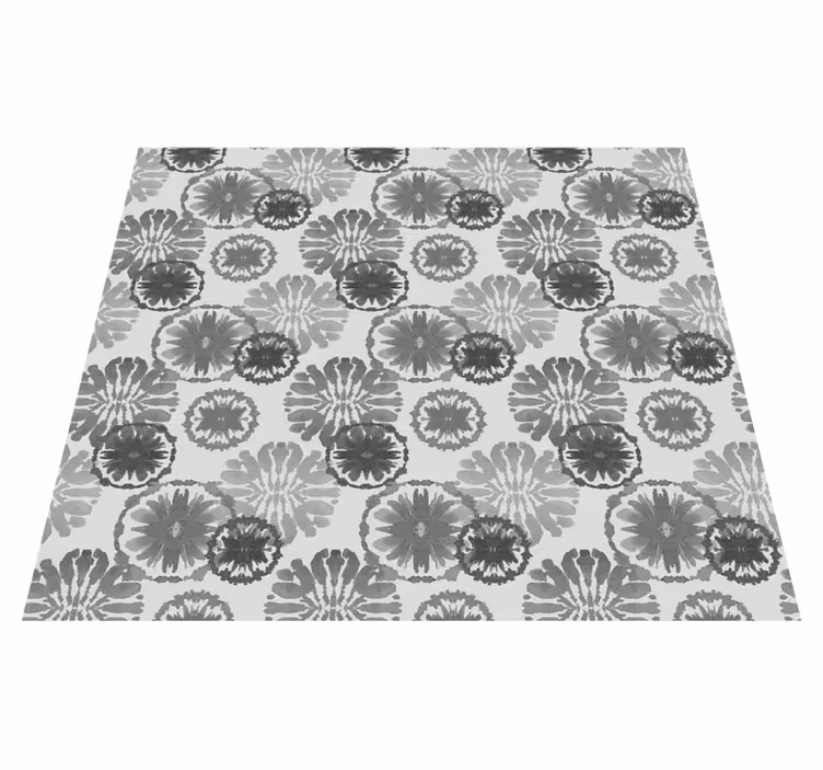 Tapis vinyle bureau illusion peinte grise - TenStickers