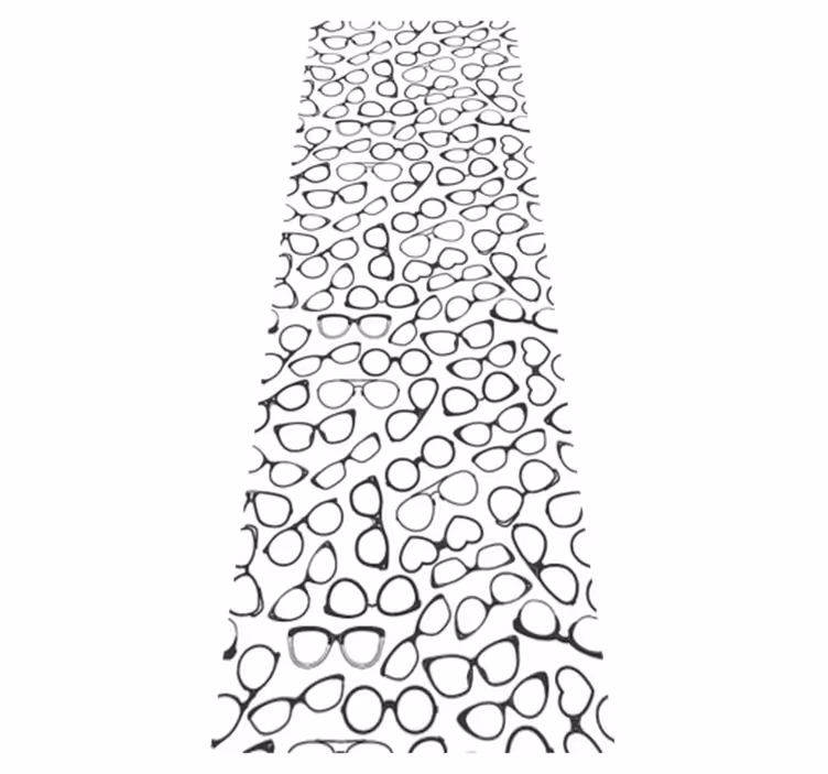 Tapis vinyle bureau motif lunettes de soleil tendance - TenStickers