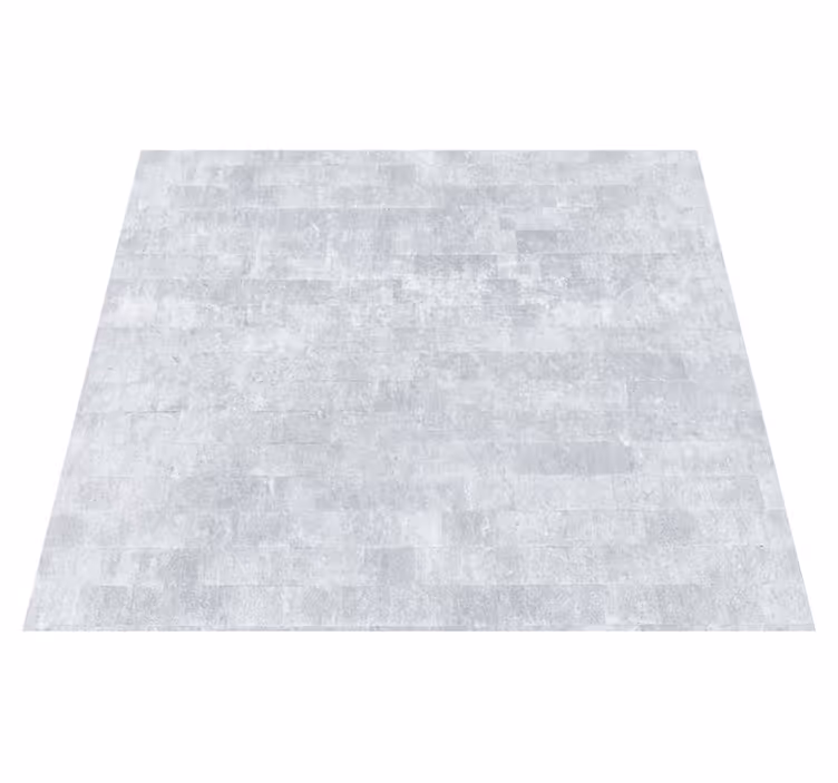 Tapis vinyle bureau motif brique grise usée - TenStickers
