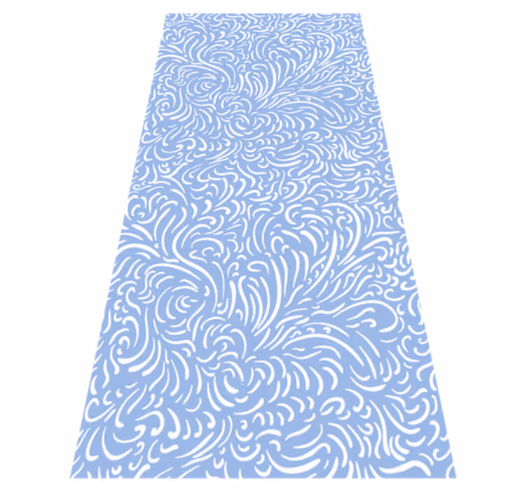 Tapis vinyle bureau motif glacé - TenStickers